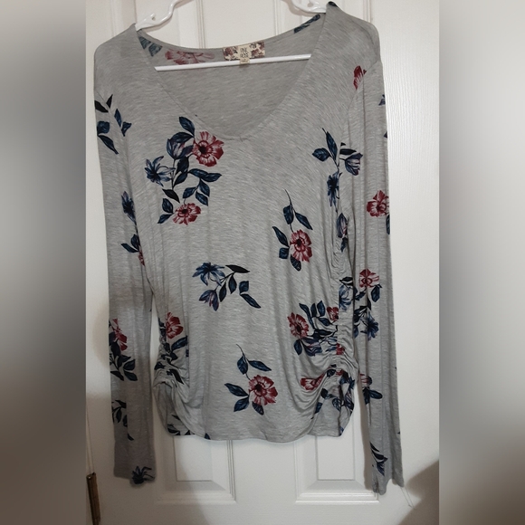 Pink Rose Tops - Pink Rose Long Sleeve Top